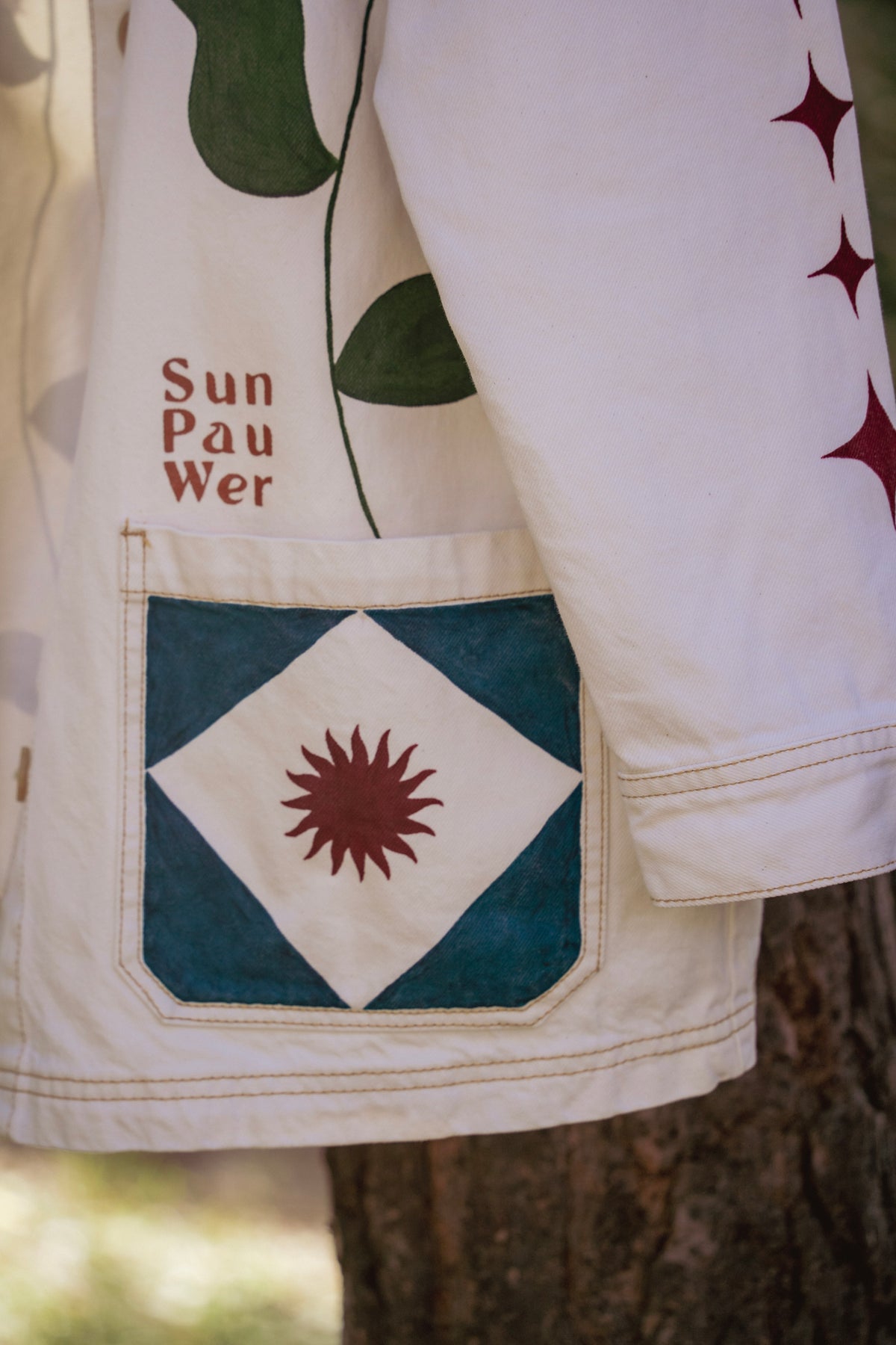 Veste écrue